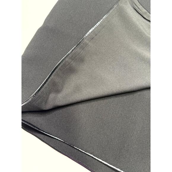 White House Black Market Faux-Wrap Boot Skirt w/ Faux Leather Trim Size 2 - Picture 6 of 11